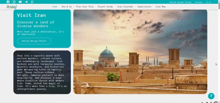VisitIran - Iran official tourism website - Sohrab design studio